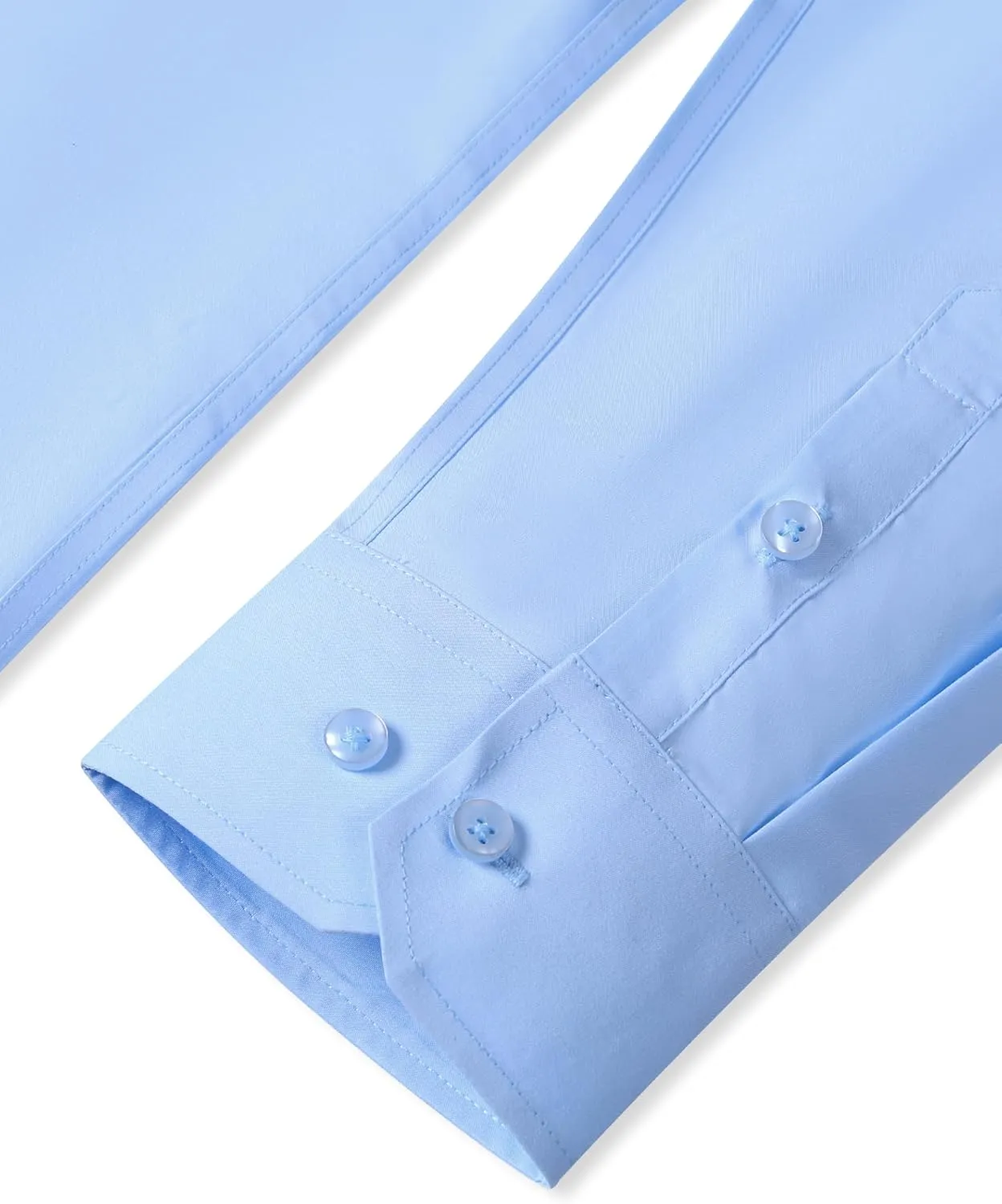 Ruisin Men's Dress Shirts Regular Fit Long Sleeve Soft Wrinkle-Free Formal Shirt Business Casual Button Down Shirts