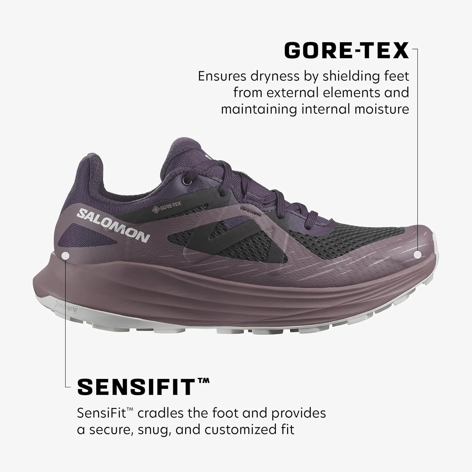 Salomon Men's Ultra Flow Gore-tex M Trail Running Shoes Sneaker