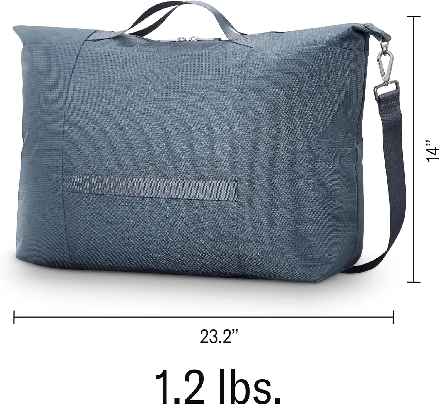 Samsonite UpLIFT 23" Lightweight Foldable Weekender Duffle Bag - Polyester Soft Duffle for Ultra Lightweight Travel - Black