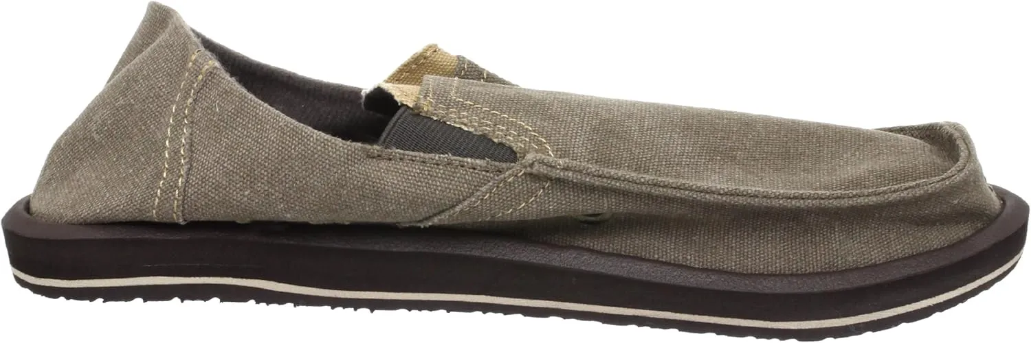 Sanuk Mens Pick Pocket Loafers | Mens Shoes | Slip On Shoes for Men | Men's Slip-on Loafers | Comfort Footbed