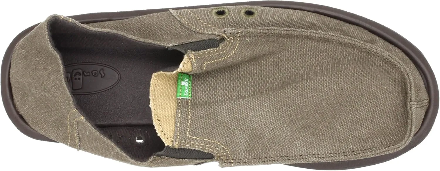 Sanuk Mens Pick Pocket Loafers | Mens Shoes | Slip On Shoes for Men | Men's Slip-on Loafers | Comfort Footbed