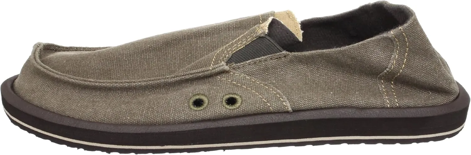 Sanuk Mens Pick Pocket Loafers | Mens Shoes | Slip On Shoes for Men | Men's Slip-on Loafers | Comfort Footbed