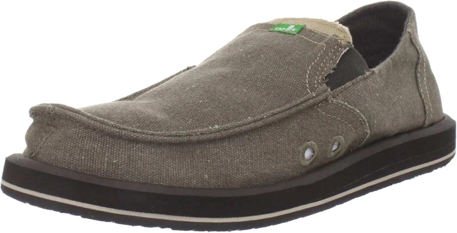 Sanuk Mens Pick Pocket Loafers | Mens Shoes | Slip On Shoes for Men | Men's Slip-on Loafers | Comfort Footbed