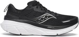 Saucony Women's Guide 18 Sneaker, Black/White, 8.5