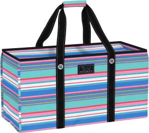 SCOUT Errand Boy - Extra Large Lightweight Utility Tote with Breakaway Zipper - Collapsible Grocery and Market or Beach Tote