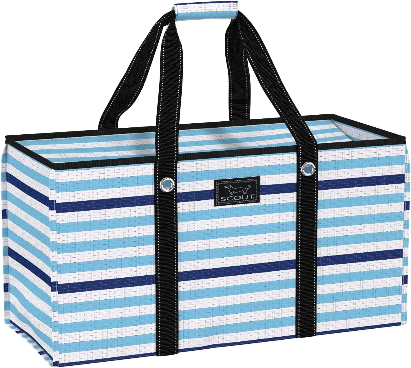 SCOUT Errand Boy - Extra Large Lightweight Utility Tote with Breakaway Zipper - Collapsible Grocery and Market or Beach Tote