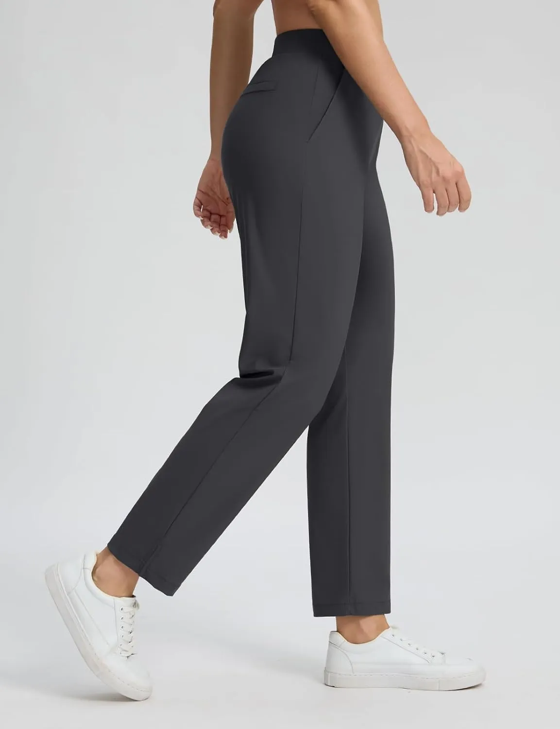 Seamaid Womens Golf Pants Lightweight Casual Travel Pants with Zipper Pockets Stretchy Work Business