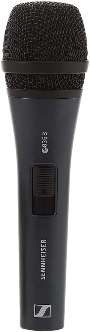 Sennheiser Pro Audio Sennheiser Professional E 835-S Dynamic Cardioid Vocal Microphone with On/Off Switch