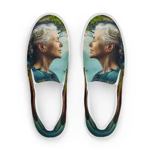 Serene Glow Women’s slip-on canvas shoes