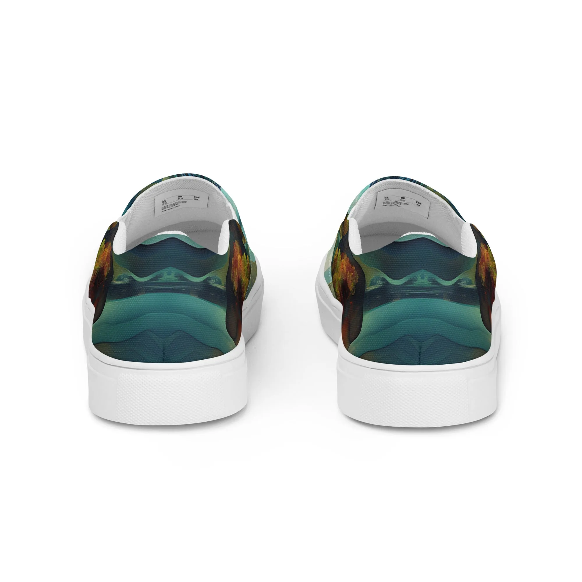 Serene Glow Women’s slip-on canvas shoes