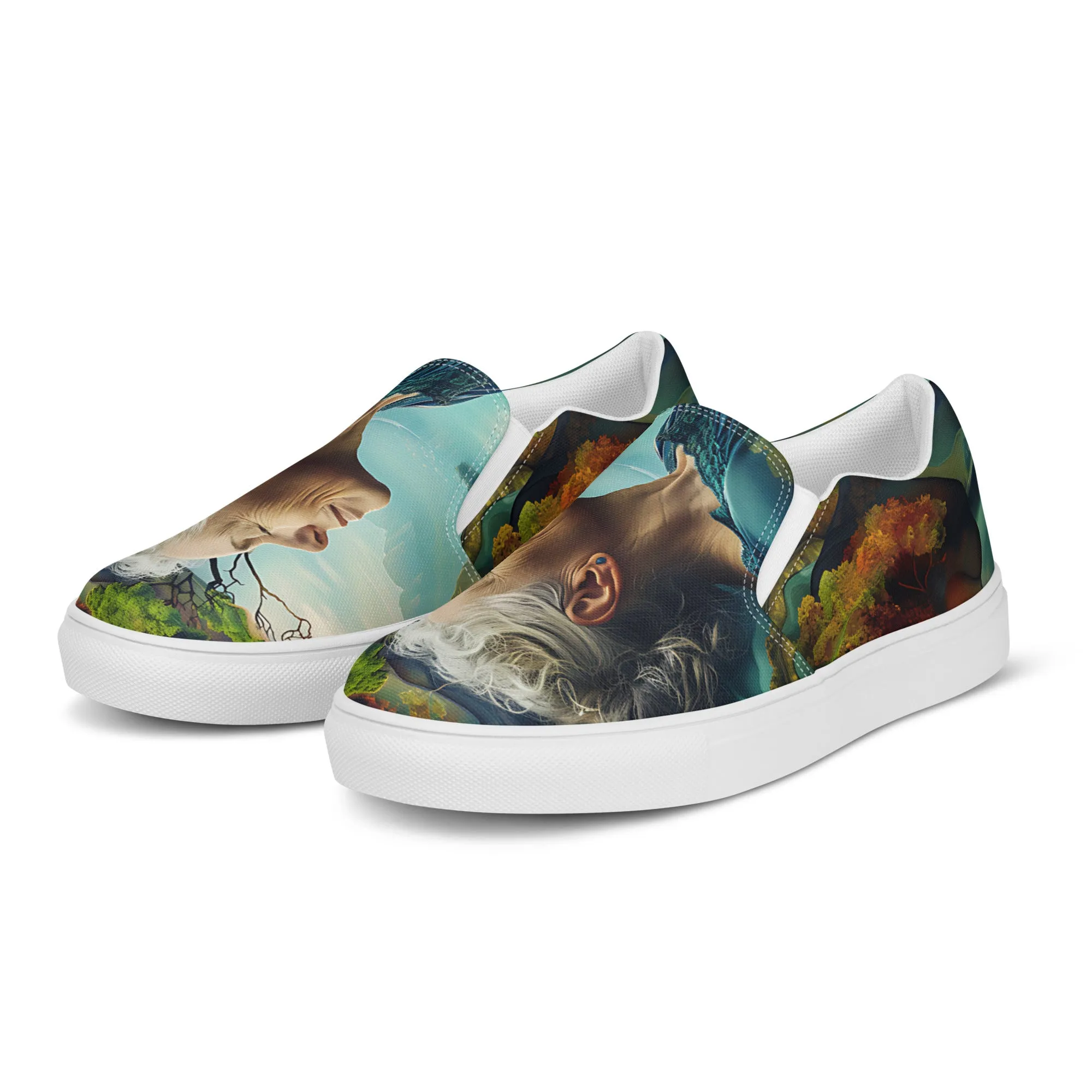Serene Glow Women’s slip-on canvas shoes