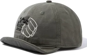 Short Brim Baseball Cap Casual Cadet Caps Flat Bill Trucker Hat Dad Hats Lightweight Umpire Hat Hip Hop Dancing Hats