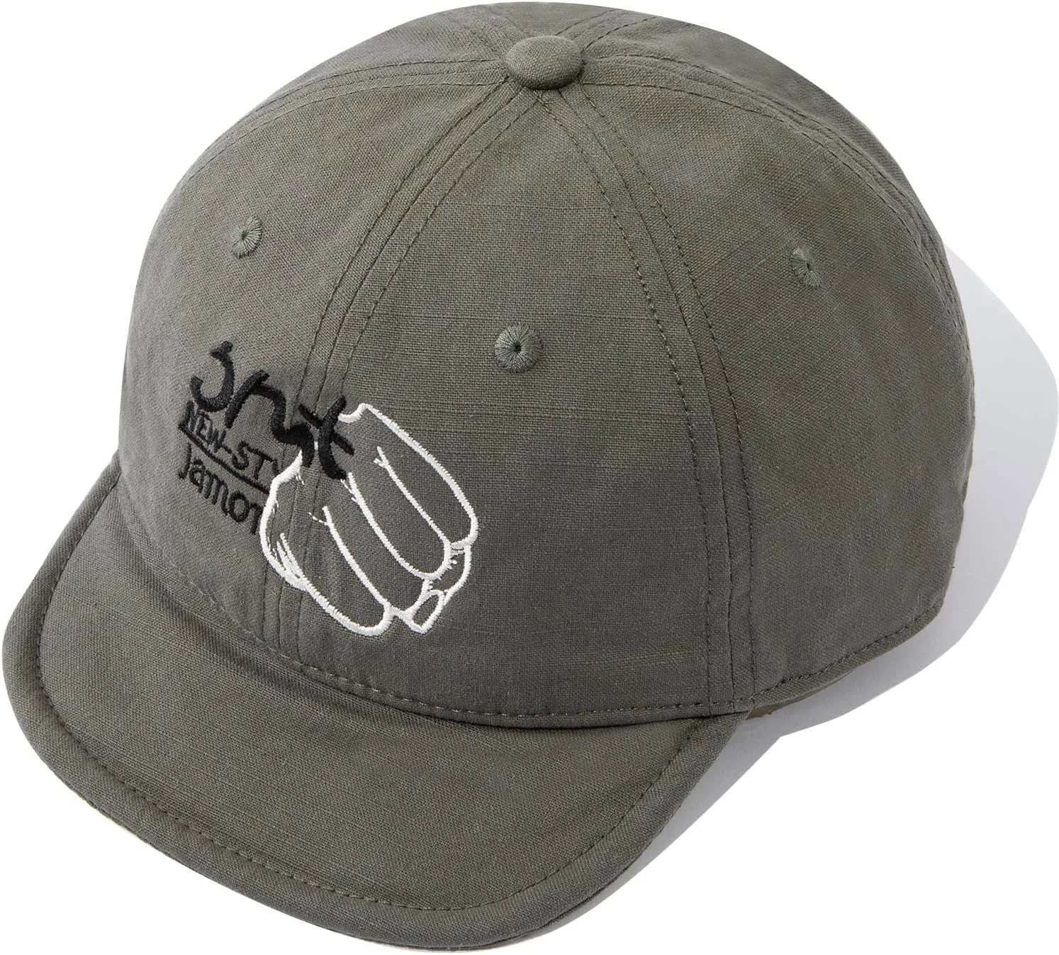 Short Brim Baseball Cap Casual Cadet Caps Flat Bill Trucker Hat Dad Hats Lightweight Umpire Hat Hip Hop Dancing Hats