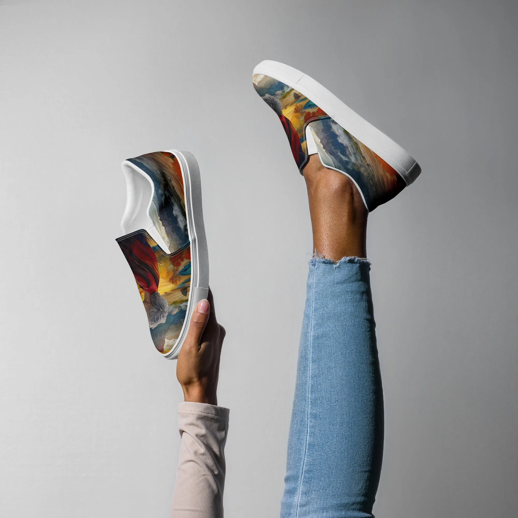 Silent Grace Women’s slip-on canvas shoes
