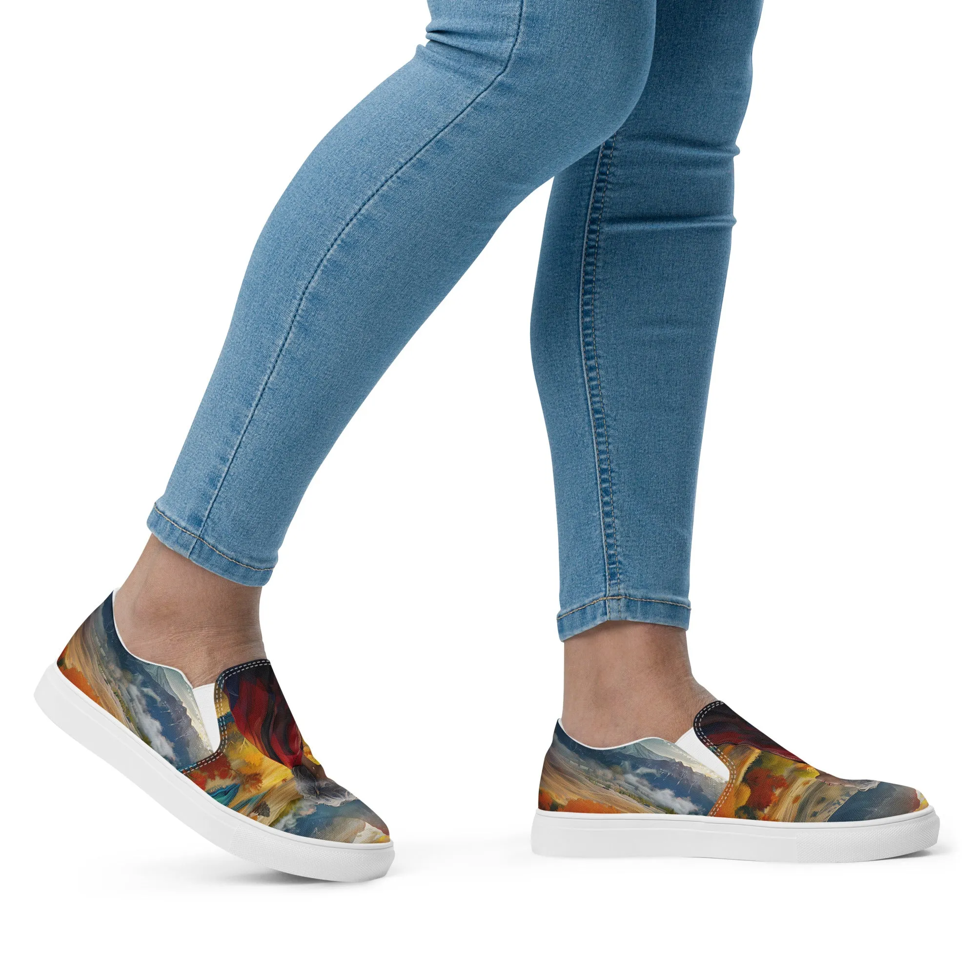 Silent Grace Women’s slip-on canvas shoes