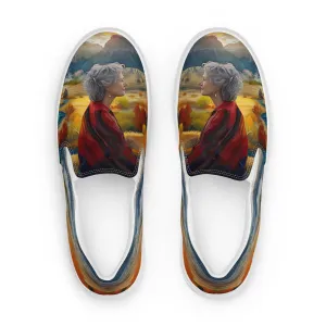 Silent Grace Women’s slip-on canvas shoes