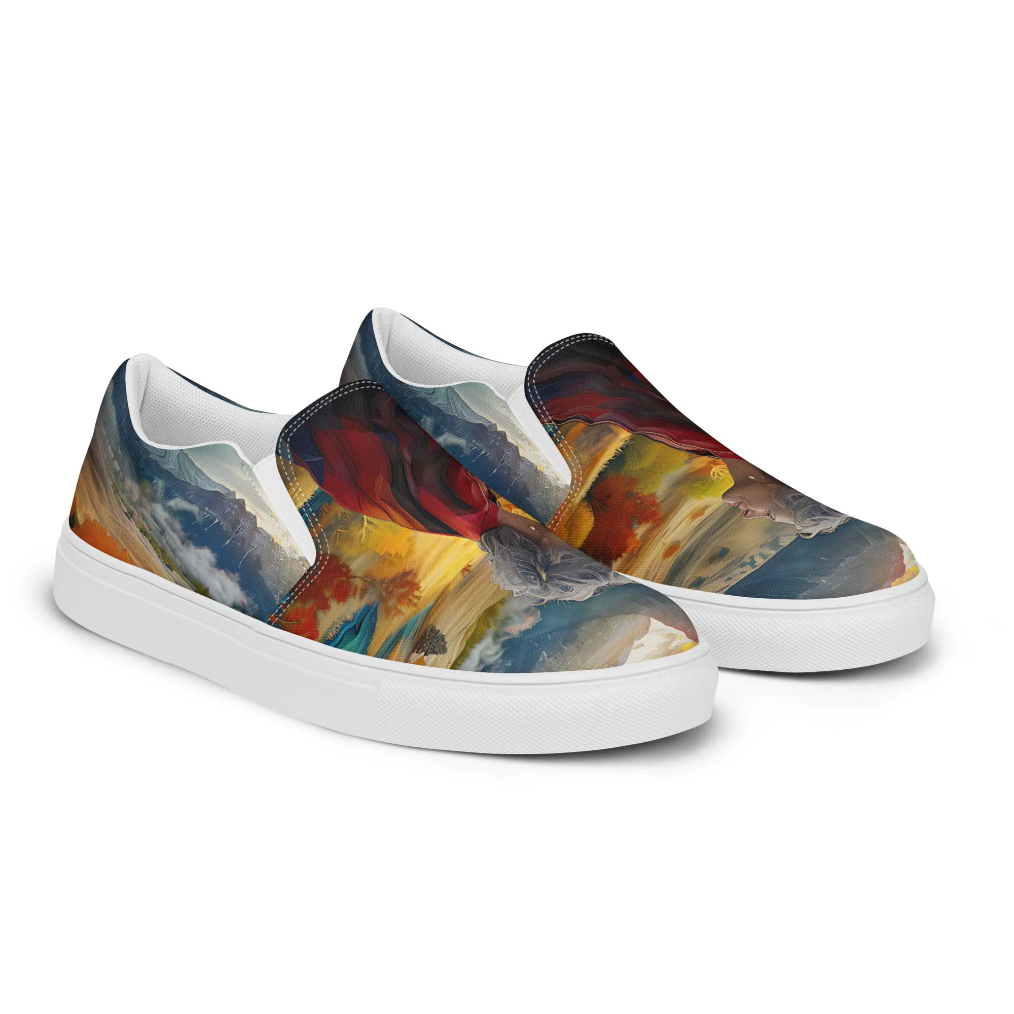 Silent Grace Women’s slip-on canvas shoes