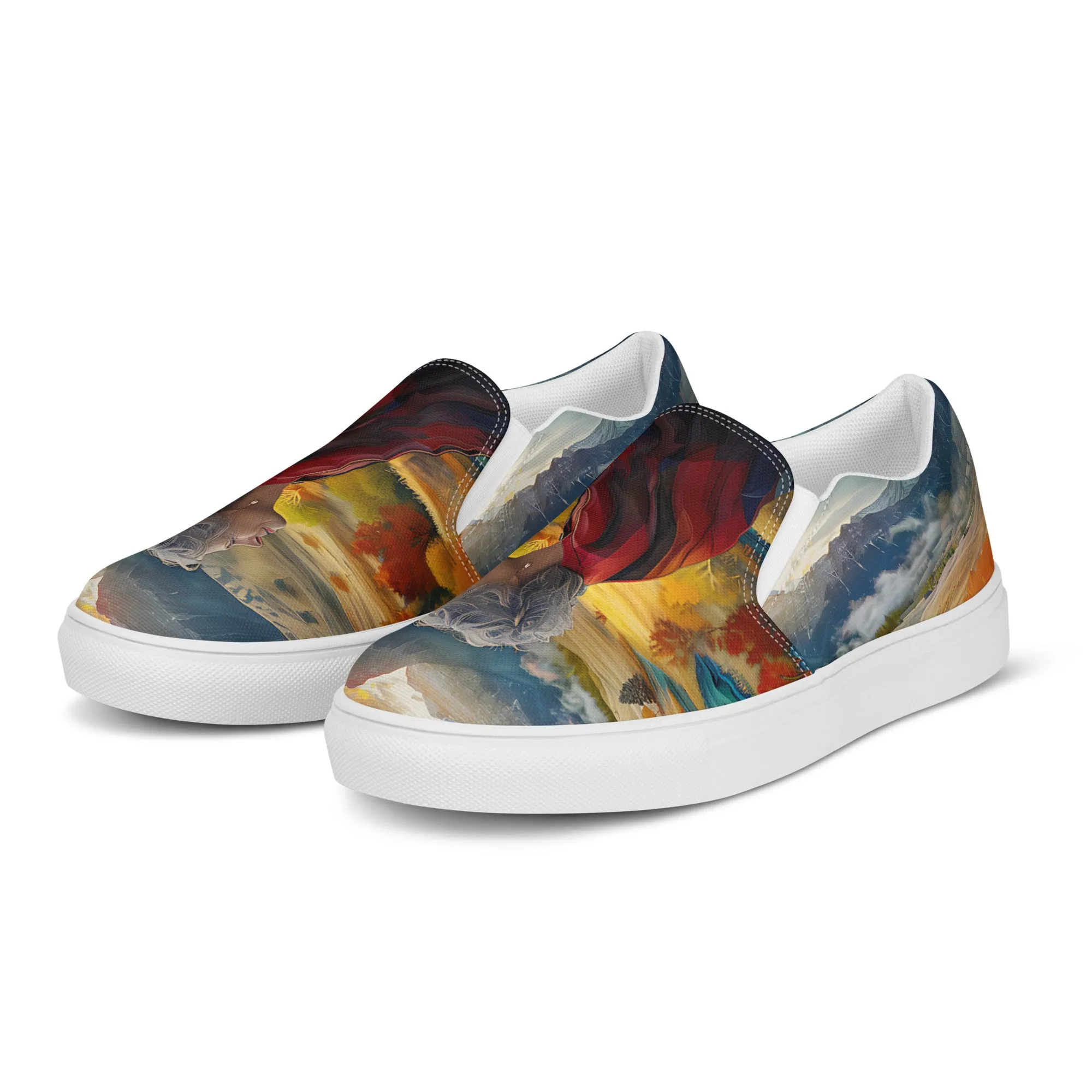 Silent Grace Women’s slip-on canvas shoes