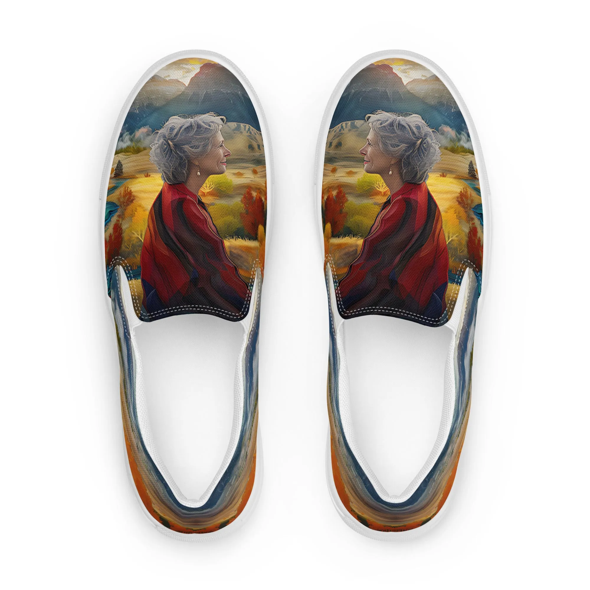 Silent Grace Women’s slip-on canvas shoes