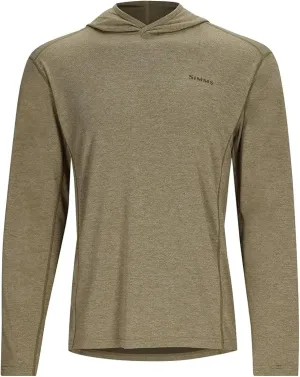 Simms Men's BugStopper Hoody - Insect Shield Technology With UPF 30 Fabric - Quick Dry Bug Repellent Fishing Shirt for Warm Weather Outdoor Activities (Bay Leaf Heather, Small)