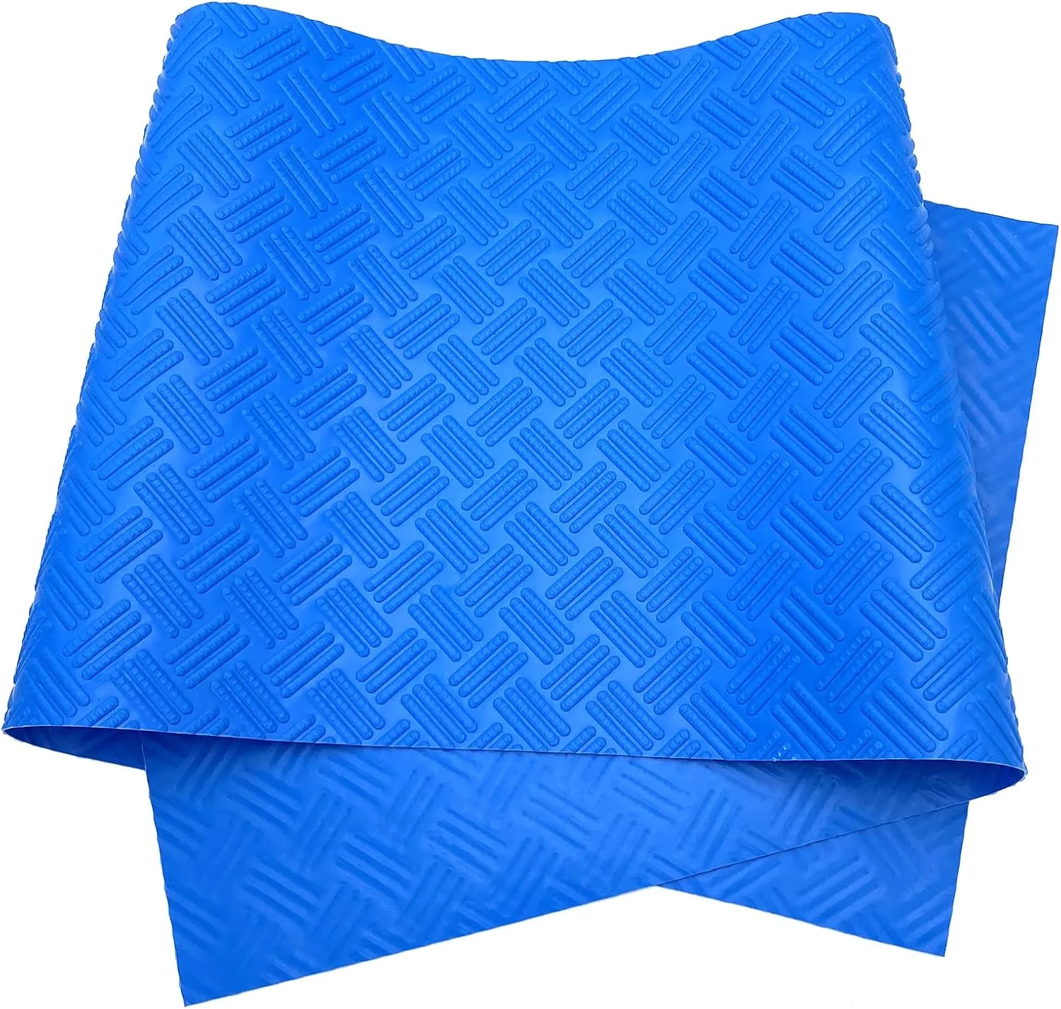 SKARUMMER Swimming Pool Ladder Mat - Protective Pool Ladder Pad Step Mat with Non-Slip Texture, Blue Medium Pool Step Mat, Pool Liner Protection Mat 36 inch X 17 inch