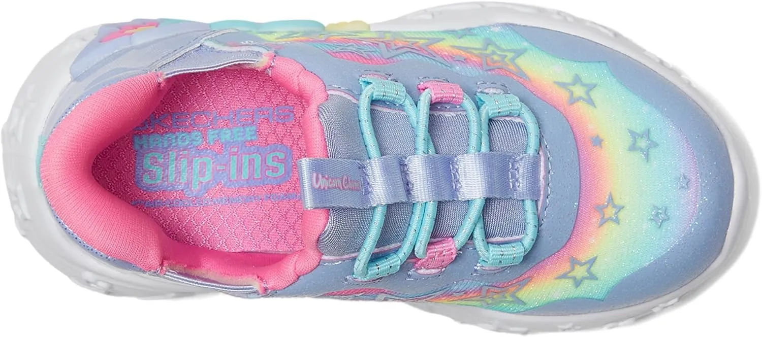 SKECHERS Girl's Unicorn Charmer Sneaker