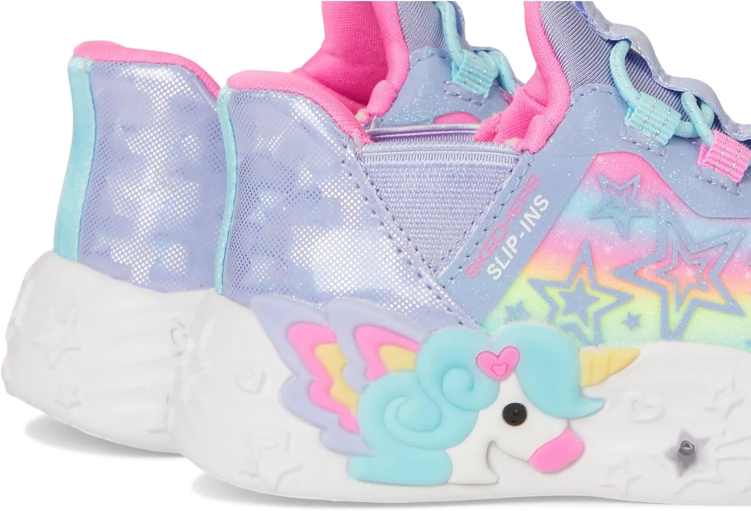 SKECHERS Girl's Unicorn Charmer Sneaker