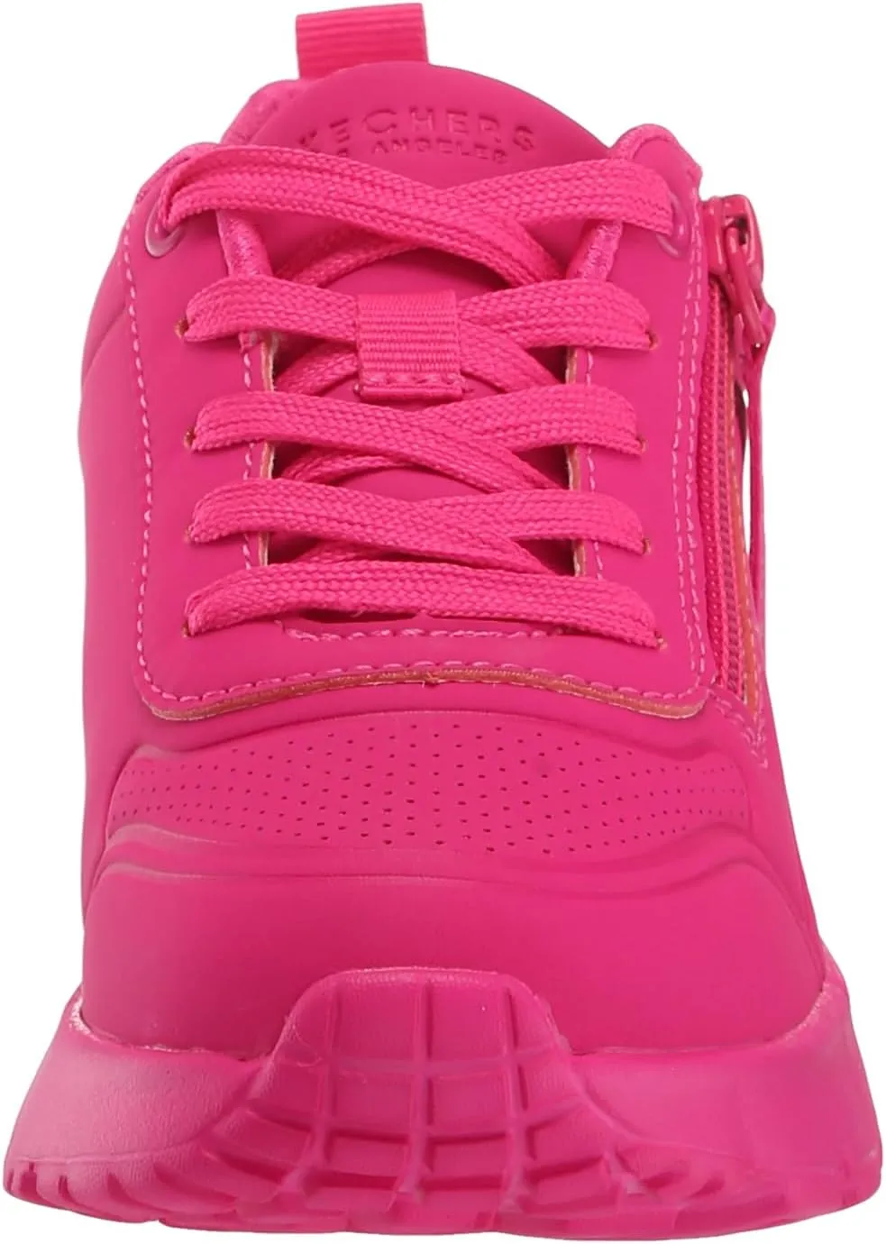 Skechers Girl's Uno Lite-neon Zip Sneaker