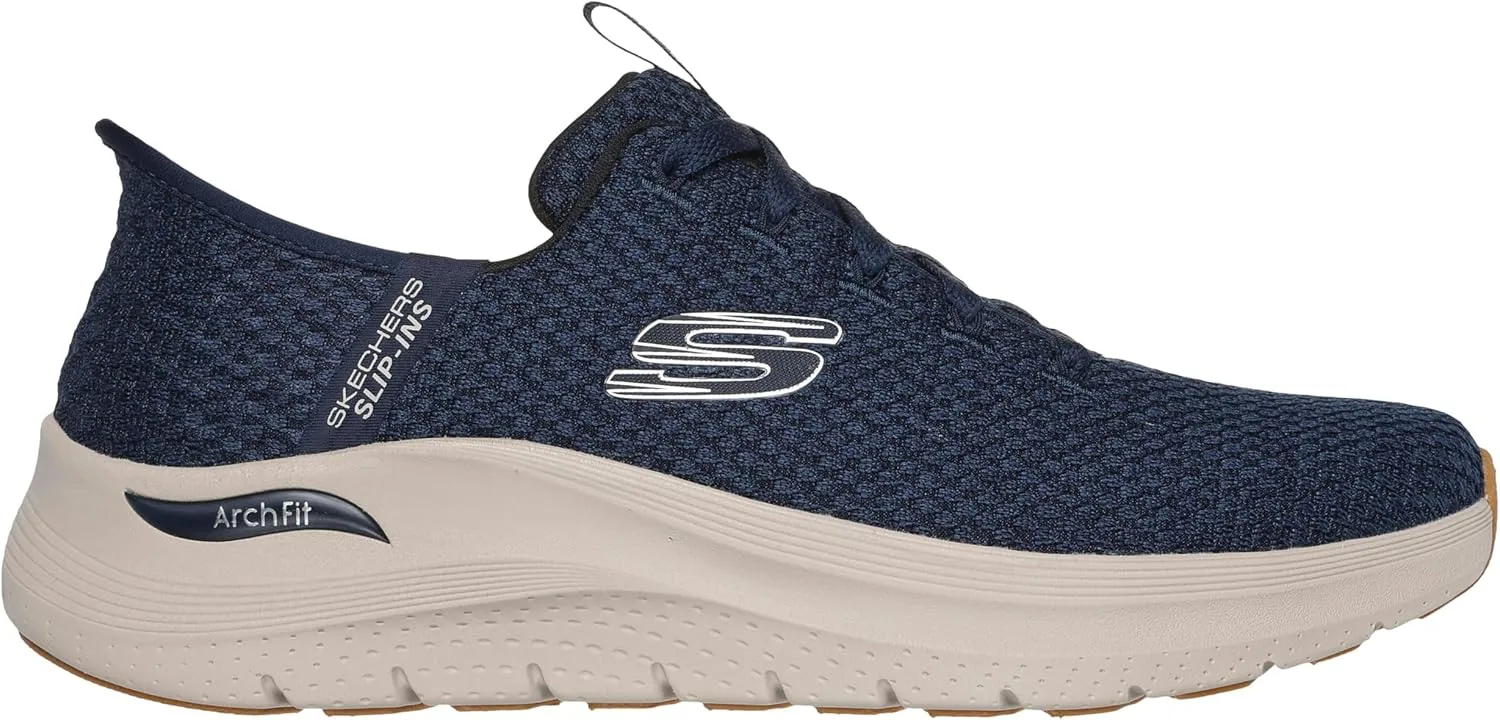 Skechers Men's Slip-ins: Arch Fit 2.0-Look Ahead Knit Lace Up Slip On Sneakers