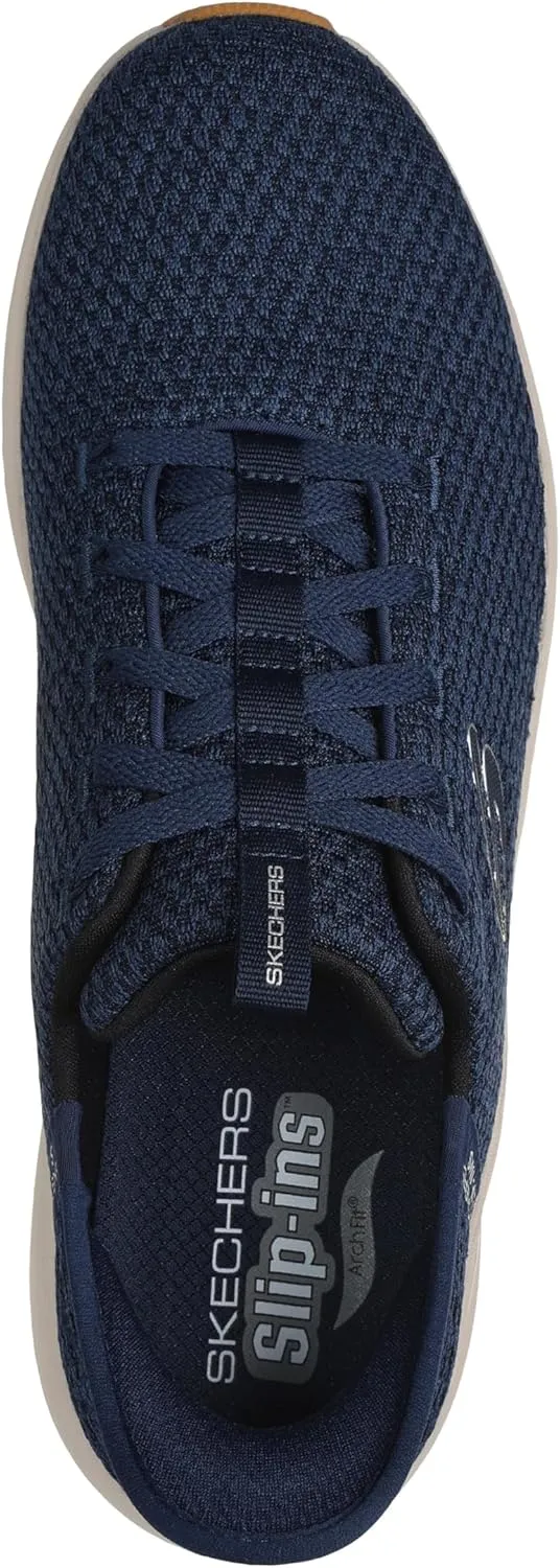 Skechers Men's Slip-ins: Arch Fit 2.0-Look Ahead Knit Lace Up Slip On Sneakers