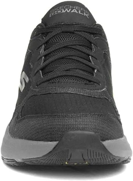 Skechers Men's Sneaker, Black and Charcoal Textile
