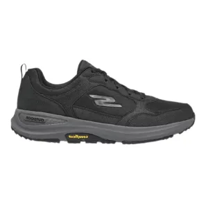 Skechers Men's Sneaker, Black and Charcoal Textile