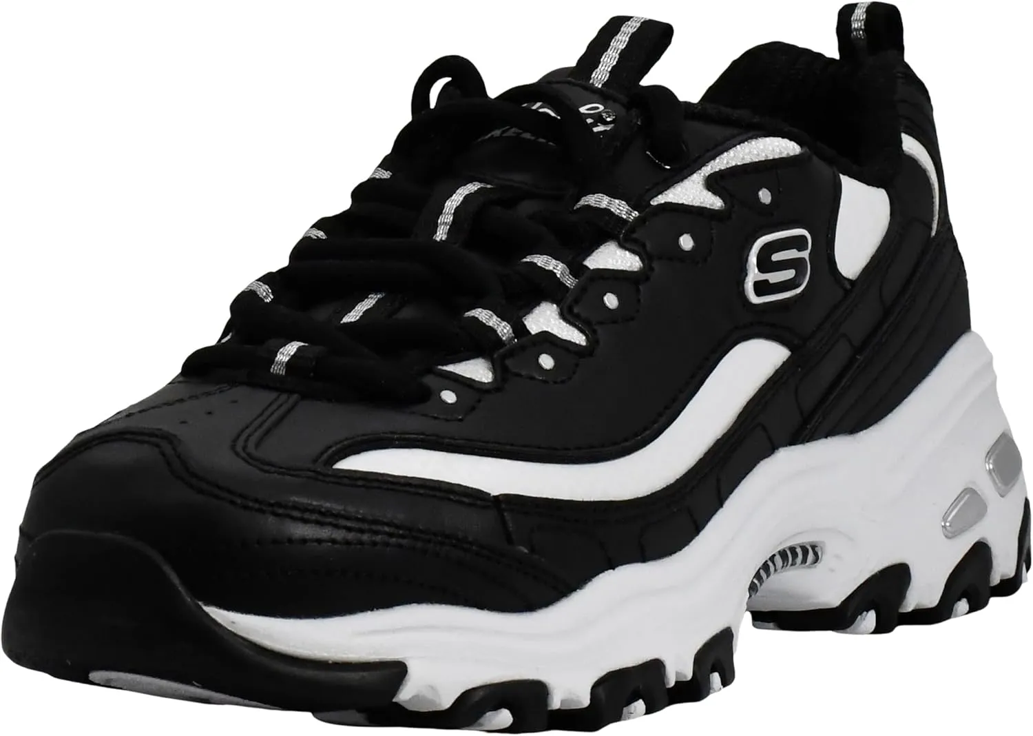 Skechers Sport Women's D'Lites Fresh Start Memory Foam Lace-up Sneaker Fashion