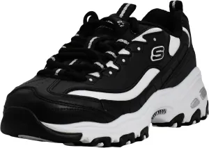 Skechers Sport Women's D'Lites Fresh Start Memory Foam Lace-up Sneaker Fashion
