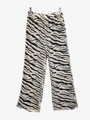 SNDYS Lightweight Flowy Zebra Pants Size 8