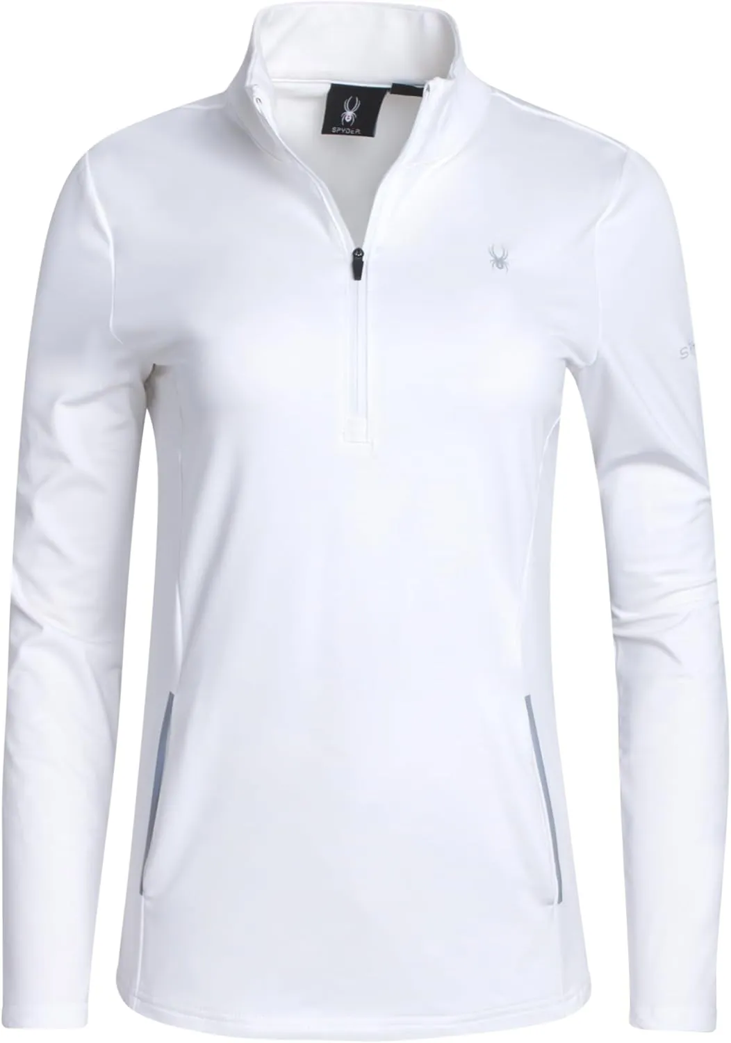 Spyder Womens Quarter Zip Pullover - Lightweight UPF50  1/4 Zip Mock Neck Sweatshirt - Hiking Running Workout Tops for Women