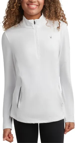 Spyder Womens Quarter Zip Pullover - Lightweight UPF50  1/4 Zip Mock Neck Sweatshirt - Hiking Running Workout Tops for Women