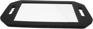 Square Makeup Mirror Drop-Resistant Design Salon Mirror for Bathroom Bedroom Office Use High Definition Non- Back Ergonomic Handle for Friends Family