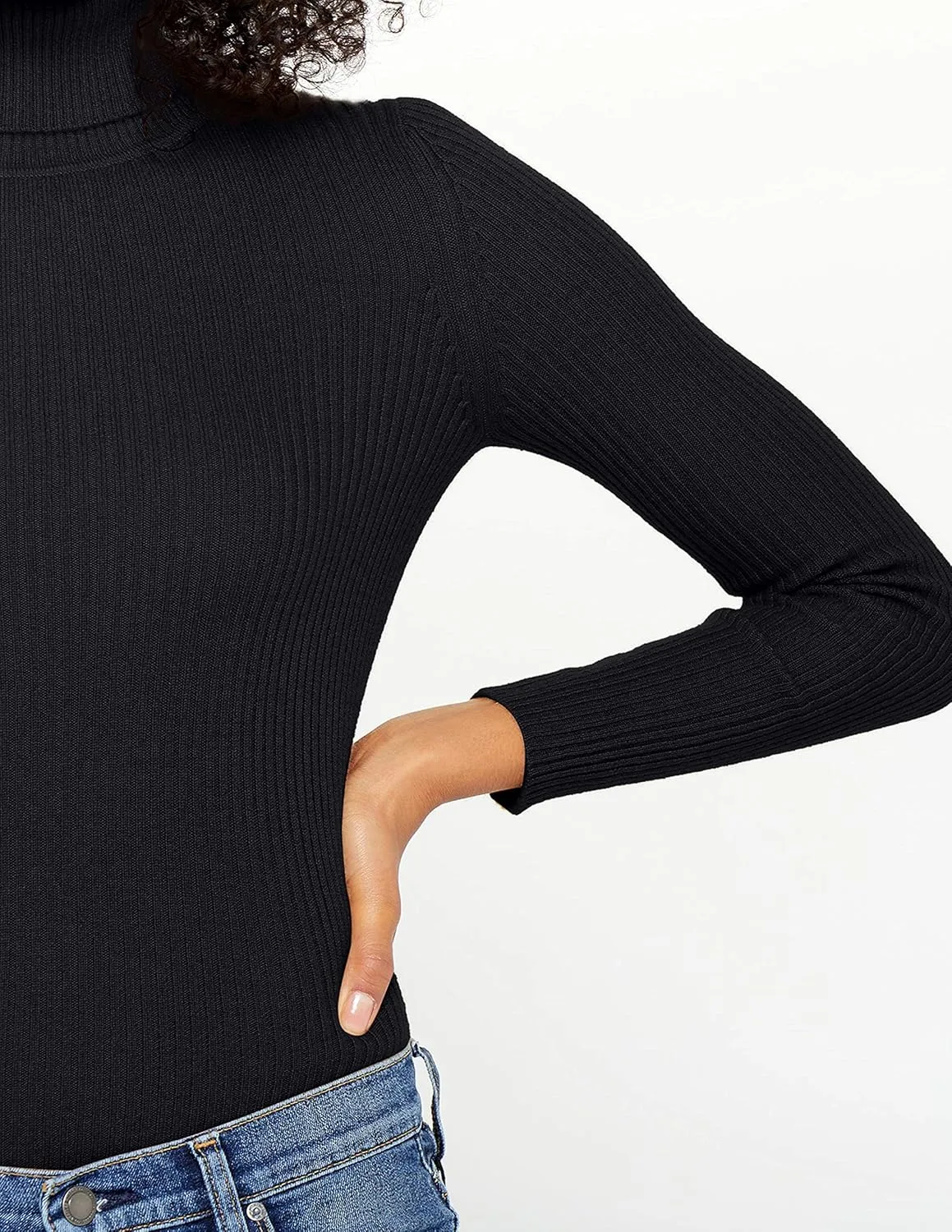 State Cashmere Women’s Ribbed Turtleneck Sweater 100% Pure Cashmere Classic Long Sleeve Pullover