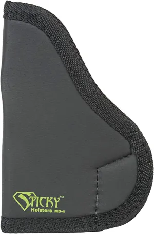 Sticky Holsters Concealment Holster for Men and Women - MD-4-GEN1 - Fits Glock 26/27, Ruger SR9c, Taurus G2 and Other Sub-Compact Medium Frame Double Stack Autos up to 3.8" Barrel - Ambidextrous, IWB