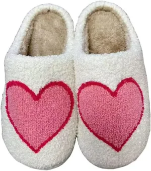Strawberry Cotton Slippers - Cherry, Love Heart, Cowboy Boot, Fox Cat Designs - Women's Men's Vintage Memory Foam Indoor Household Cloud Slip-On