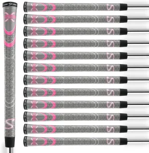SuperStroke Cross Comfort Golf Club Grip | Soft & Tacky Polyurethane That Boosts Traction | X-Style Surface & Non-Slip | Swing Faster & Square The Clubface More Naturally