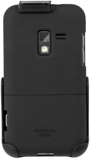 SURFACE Case and Holster Combo for Samsung Conquer 4G - Combo Pack - Retail Packaging - Black