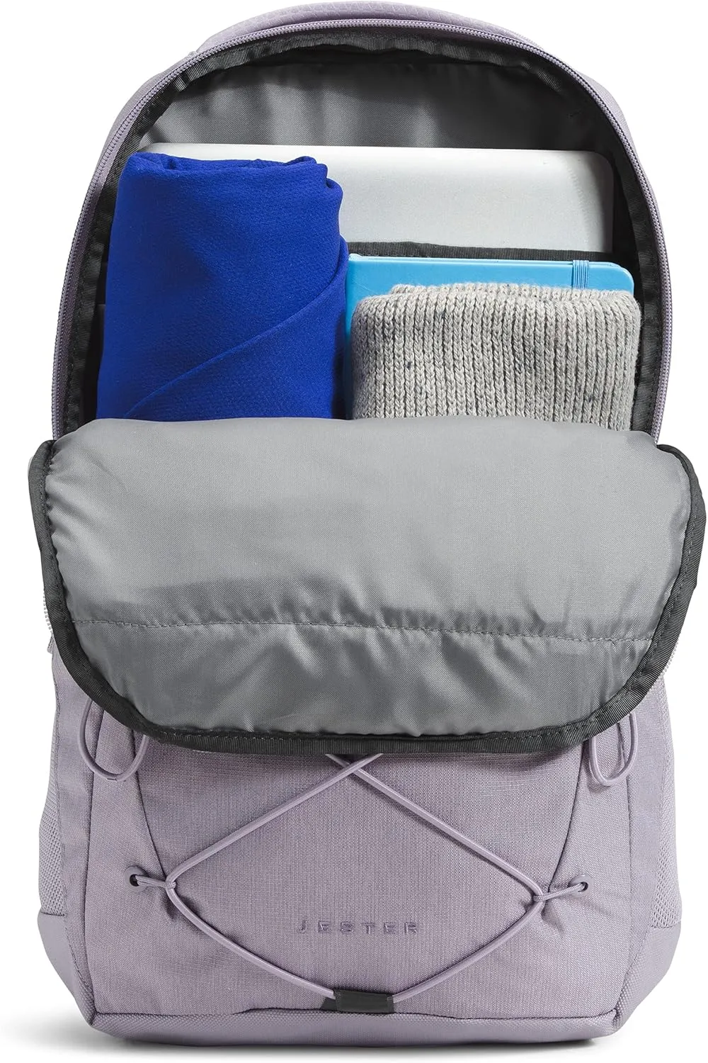 THE NORTH FACE Women's Jester Everyday Laptop Backpack, Minimal Grey Dark Heather/Minimal Grey, One Size