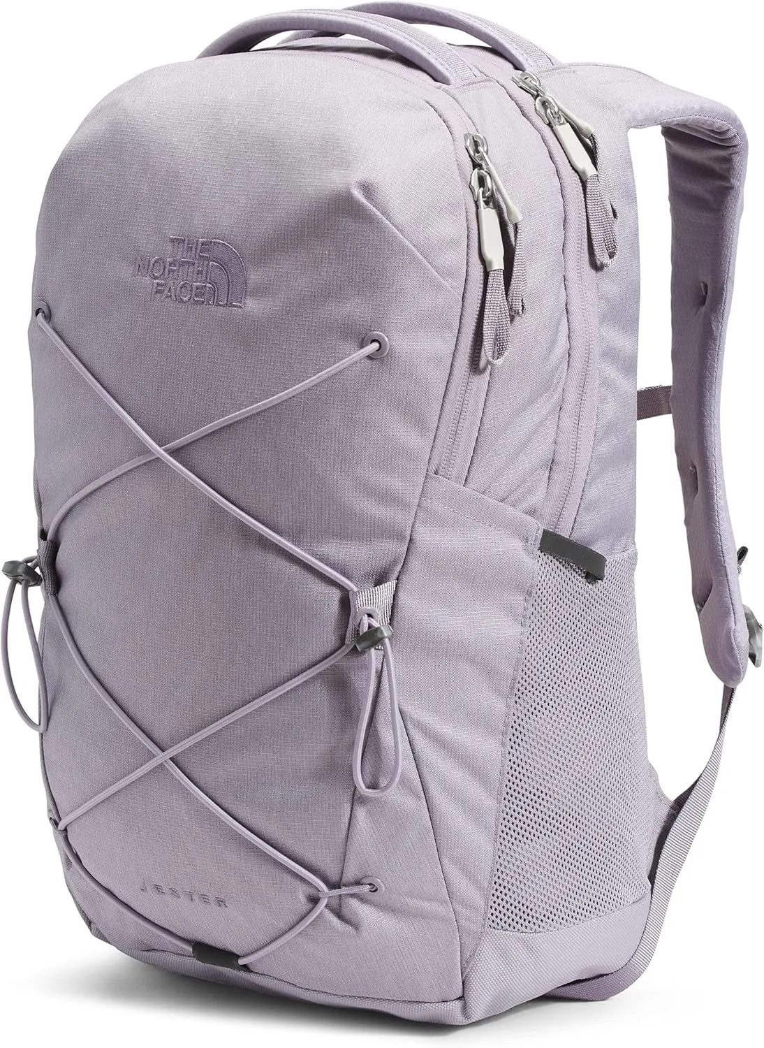 THE NORTH FACE Women's Jester Everyday Laptop Backpack, Minimal Grey Dark Heather/Minimal Grey, One Size