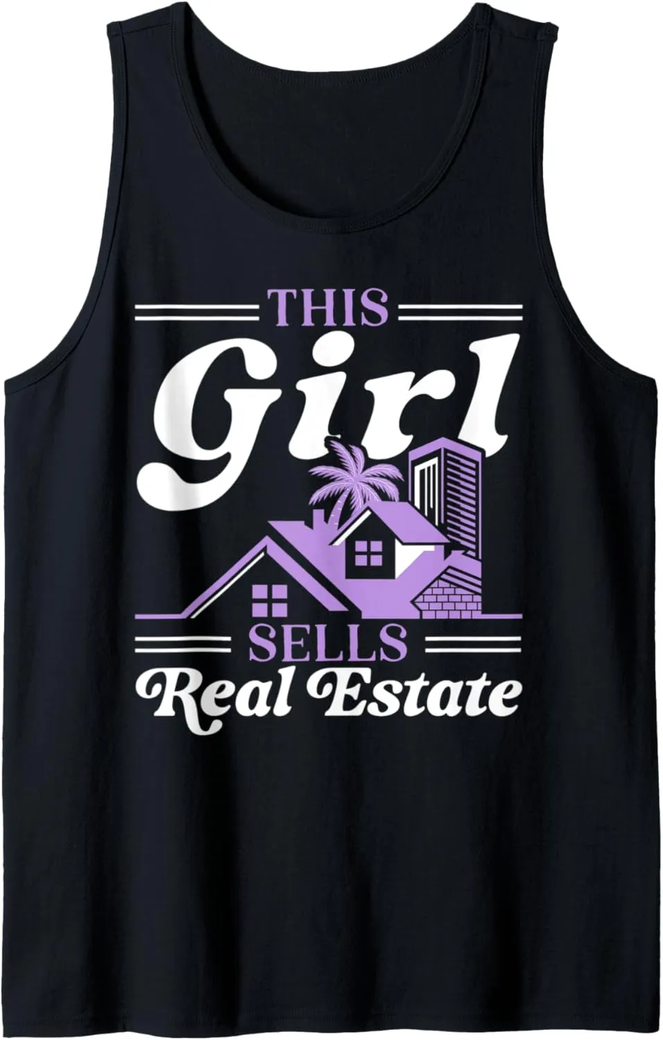 This Girl Sells Real Estate Agent House Broker Realtor Tank Top