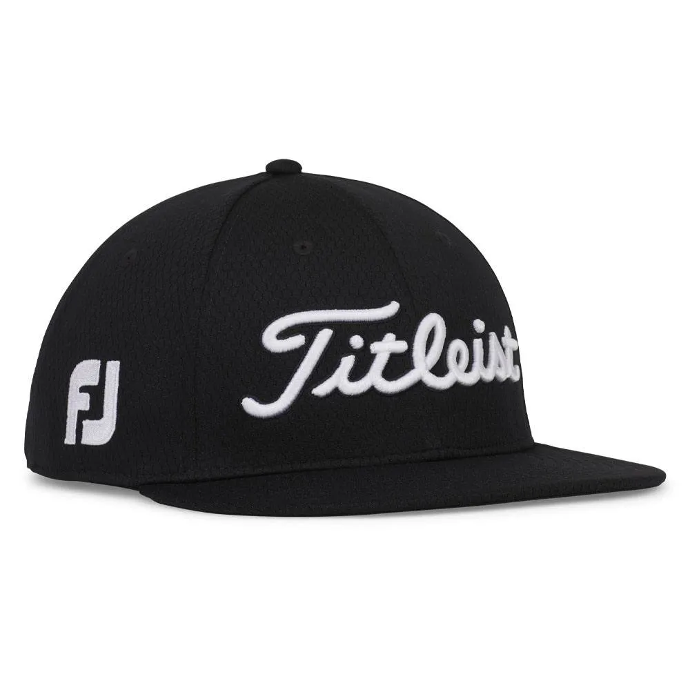 Titleist Tour Elite Flat Bill Golf Cap Black/White - 24 Men