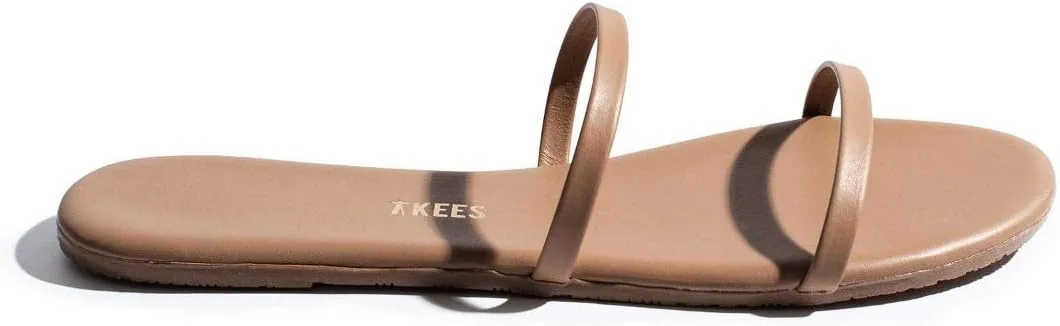 TKEES Gemma - Flats for Women - Open-Toe Silhouette - Slip-on Wear - Synthetic Lining - Synthetic Outsole Beach Bum 5 B - Medium