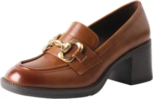 TMA EYES Women's Chunky Loafers, Easy to Slip On and Off