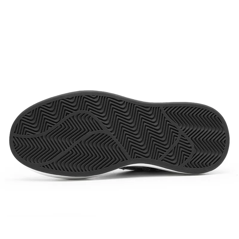 TNV Casual Shoes Thick Bottom Leather Sneakers Laces Up  Breathable DS2302